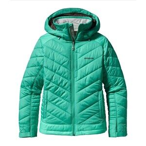 Patagonia Rubicon teal blue puffer ski rider winter jacket coat M FREE SHIPPING